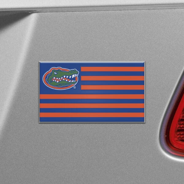 Florida Gators State Flag Aluminum Embossed Emblem