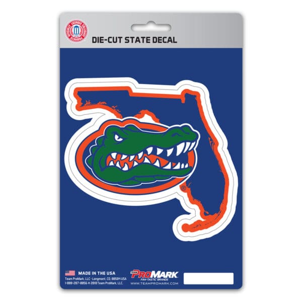 Florida Gators Team State Shape Decal Sticker 1