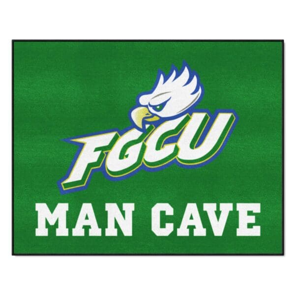 Florida Gulf Coast Eagles Man Cave All Star Rug 34 in. x 42.5 in 1 scaled