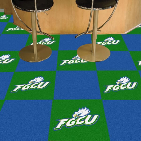 Florida Gulf Coast Eagles Team Carpet Tiles - 45 Sq Ft.