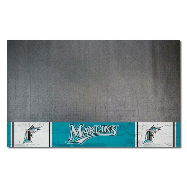 Florida Marlins Vinyl Grill Mat 26in. x 42in 1 scaled