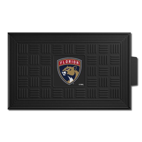 Florida Panthers Heavy Duty Vinyl Medallion Door Mat 19.5in. x 31in. 11482 1 scaled