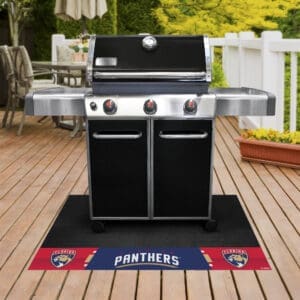 Florida Panthers Vinyl Grill Mat - 26in. x 42in.-14236