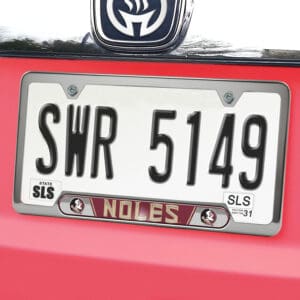 Florida State Seminoles Embossed License Plate Frame