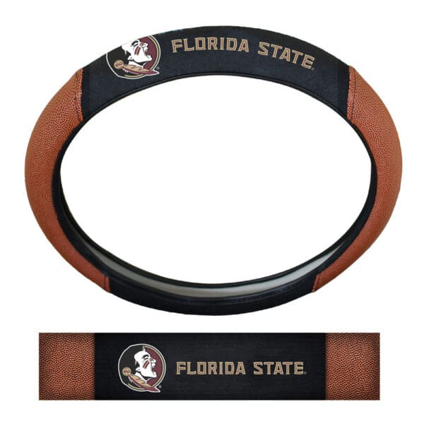 Florida State Seminoles Football Grip Steering Wheel Cover 15 Diameter 1