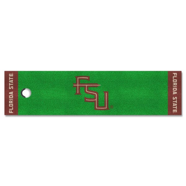 Florida State Seminoles Putting Green Mat 1.5ft. x 6ft 1 scaled