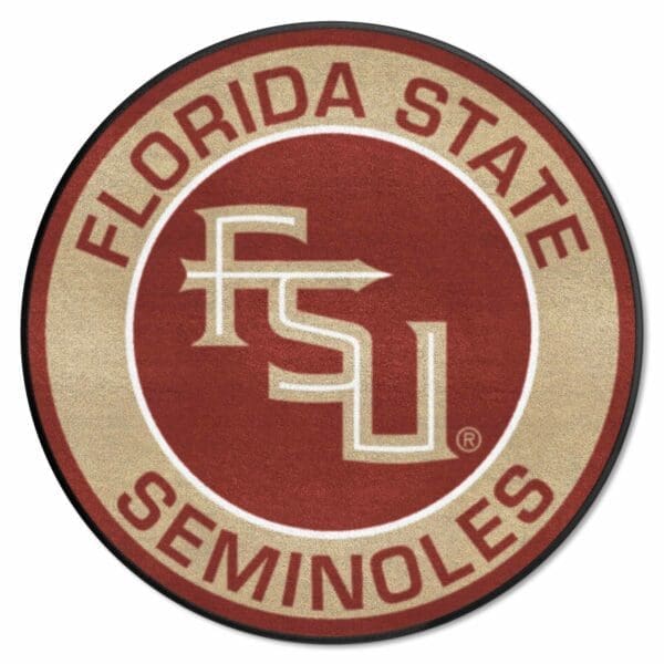 Florida State Seminoles Roundel Rug 27in. Diameter 1 scaled