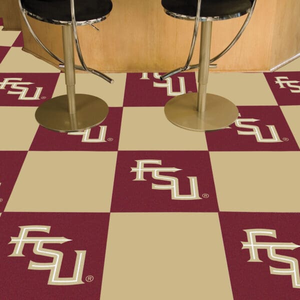 Florida State Seminoles Team Carpet Tiles - 45 Sq Ft.