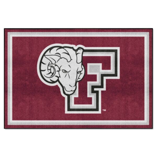 Fordham Rams 5ft. x 8 ft. Plush Area Rug 1 scaled