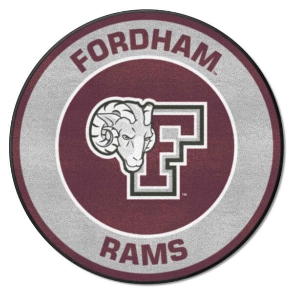 Fordham Rams Roundel Rug 27in. Diameter 1 scaled