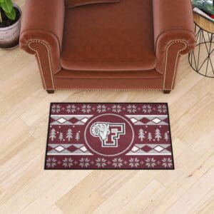 Fordham University Holiday Sweater Starter Mat Accent Rug - 19in. x 30in.