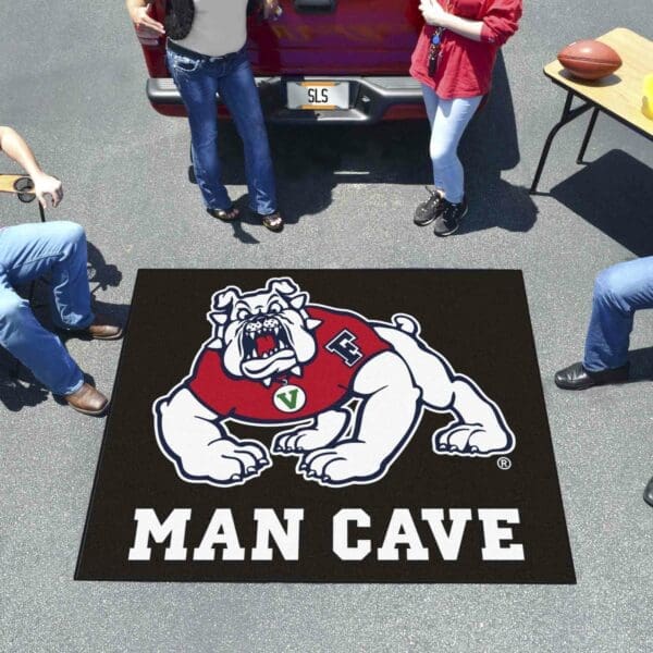Fresno State Bulldogs Man Cave Tailgater Rug - 5ft. x 6ft.