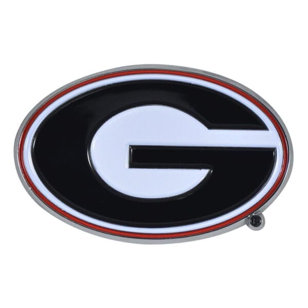 Georgia Bulldogs 3D Color Metal Emblem 1