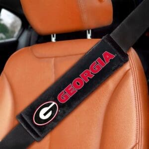 Georgia Bulldogs Embroidered Seatbelt Pad - 2 Pieces