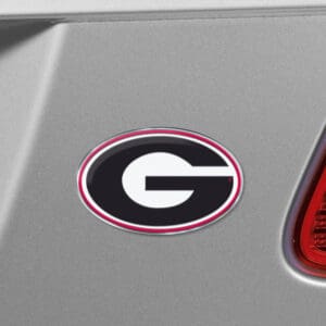 Georgia Bulldogs Heavy Duty Aluminum Embossed Color Emblem