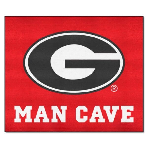 Georgia Bulldogs Man Cave Tailgater Rug 5ft. x 6ft 1 scaled