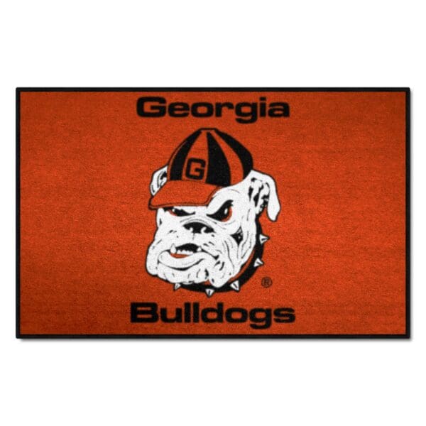 Georgia Bulldogs Starter Mat Accent Rug 19in. x 30in 1 4 scaled