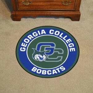 Georgia College Bobcats Roundel Rug - 27in. Diameter