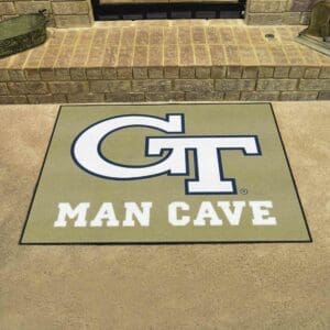 Georgia Tech Yellow Jackets Man Cave All-Star Rug - 34 in. x 42.5 in.