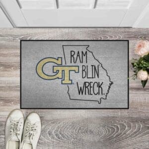 Georgia Tech Yellow Jackets Southern Style Starter Mat Accent Rug - 19in. x 30in.