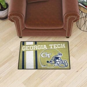 Georgia Tech Yellow Jackets Starter Mat Accent Rug - 19in. x 30in.