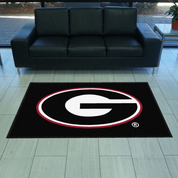 Georgia4X6 High-Traffic Mat with Durable Rubber Backing - Landscape Orientation