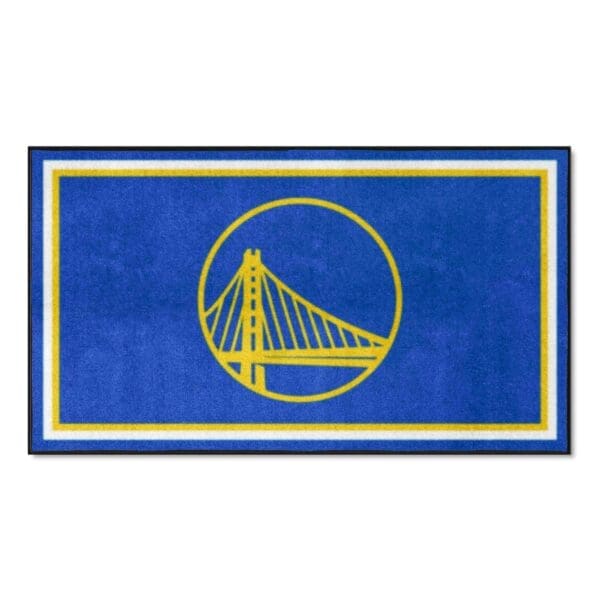 Golden State Warriors 3ft. x 5ft. Plush Area Rug 19836 1 scaled