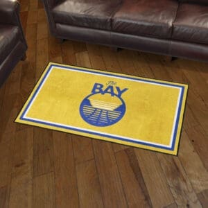 Golden State Warriors 3ft. x 5ft. Plush Area Rug-36945