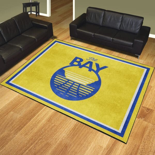 Golden State Warriors 8ft. x 10 ft. Plush Area Rug-36948