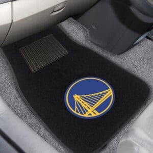 Golden State Warriors Embroidered Car Mat Set - 2 Pieces-20321