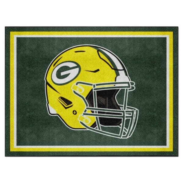 Green Bay Packers 8ft. x 10 ft. Plush Area Rug 1 2 scaled
