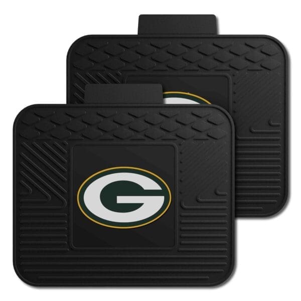 Green Bay Packers Back Seat Car Utility Mats 2 Piece Set 1 scaled
