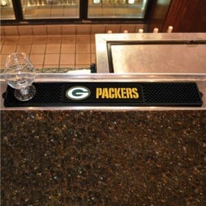 Green Bay Packers Bar Drink Mat - 3.25in. x 24in.
