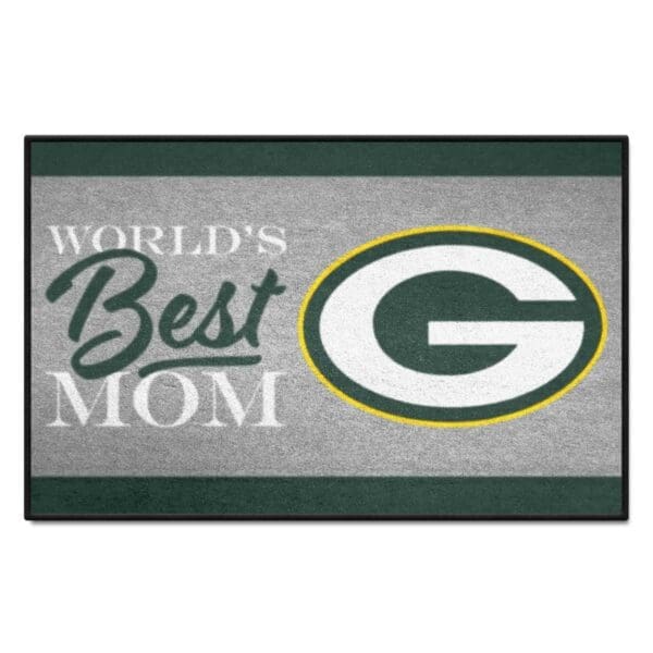 Green Bay Packers Worlds Best Mom Starter Mat Accent Rug 19in. x 30in 1 scaled