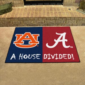 House Divided - Alabama / Auburn House Divided House Divided Rug - 34 in. x 42.5 in.
