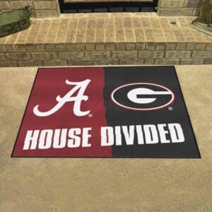 House Divided - Alabama / Georgia House Divided House Divided Rug - 34 in. x 42.5 in.