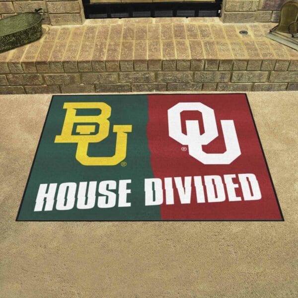 House Divided - Baylor / Oklahoma House Divided House Divided Rug - 34 in. x 42.5 in.