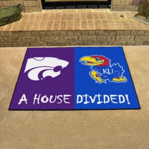 House Divided - Kansas / Kansas State House Divided House Divided Rug - 34 in. x 42.5 in.