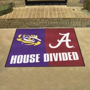 House Divided - LSU / Alabama House Divided House Divided Rug - 34 in. x 42.5 in.
