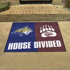 House Divided - Montana / Montana State House Divided House Divided Rug - 34 in. x 42.5 in.