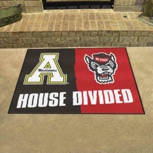 House Divided - NC State / Appalachian State House Divided House Divided Rug - 34 in. x 42.5 in.