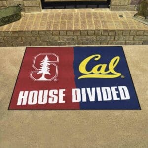 House Divided - Stanford / UC-Berkeley House Divided House Divided Rug - 34 in. x 42.5 in.