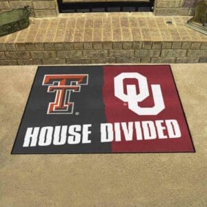House Divided - Texas Tech / Oklahoma House Divided House Divided Rug - 34 in. x 42.5 in.