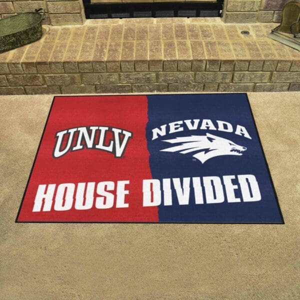 House Divided - UNLV / Nevada House Divided House Divided Rug - 34 in. x 42.5 in.