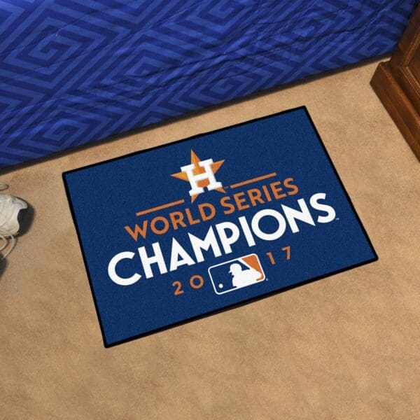 Houston Astros 2017 MLB World Series Champions Starter Mat Accent Rug - 19in. x 30in.