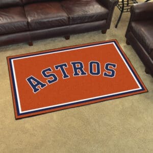Houston Astros 4ft. x 6ft. Plush Area Rug