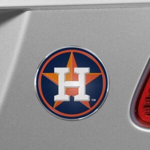 Houston Astros Heavy Duty Aluminum Embossed Color Emblem