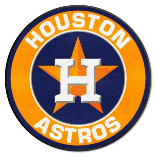 Houston Astros Roundel Rug 27in. Diameter 1 scaled