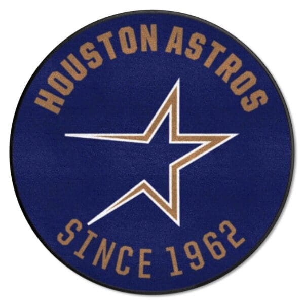 Houston Astros Roundel Rug 27in. Diameter1995 1 scaled