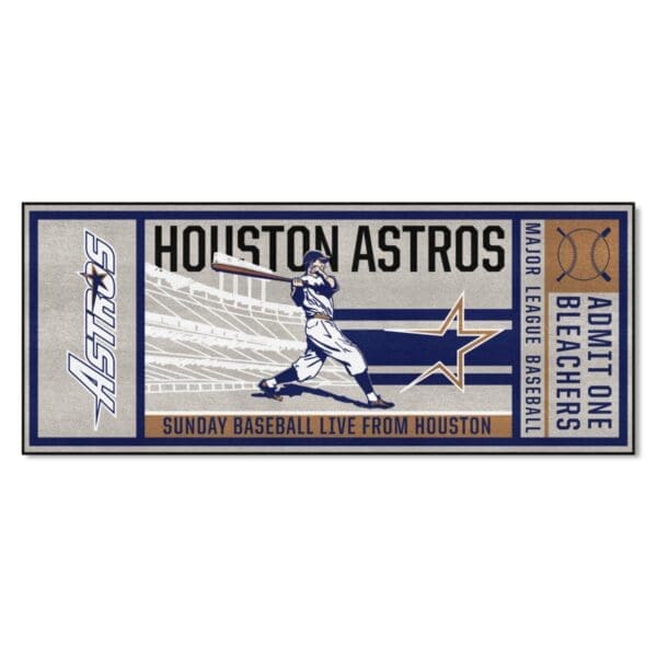 Houston Astros Ticket Runner Rug 30in. x 72in.1995 1 scaled